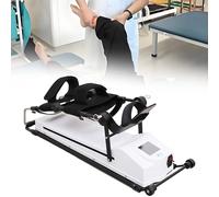 SHAIRMB Machine for Knee Joint Flexion & Extension, Smart Knee Rehabilitation Trainer with 0-120° Adjustability, Lower Limb Traction & Leg Stretcher for Post-Fracture,White,S
