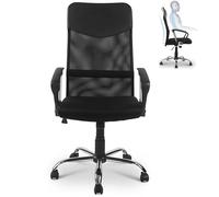 SHAIRMB Mesh High Back Adjustable Swivel Office Chair, Office Desk Chair with Armrest, Recline, Breathable Mesh Seat, for Home Task Executive, Delivered to you in 5-7 days,Black
