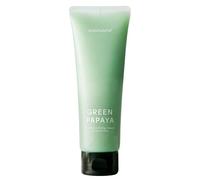 shaishaishai GREEN PAPAYA Body & Face Peeling Cleanser, Papaya Enzyme Exfoliator, Gentle AHA & BHA for Deep Cleansing, Soothing 10% Centella Asiatica, Removes Blackheads, 5.07 Fl Oz