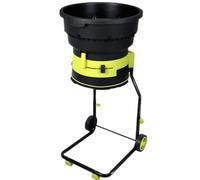 ShaiVrissian 2500w Electric Leaf Mulcher Shredder,Electric Chipper with Wheels,8000rpm,Storage Bag,Adjustable Cutting Size,54cm Funnel Diameter,Leaf Rake,For Yard Cleanup,Composting noPowercord