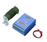 ShaiVrissian Mppt Wind Solar Hybrid Charge Controller,With Dump Load,Boost Regulator,12v 24v 48v Auto Identification,For 1000w Wind Turbine & 1000w Solar Panel,Off Grid System 48V-W1000W/S1000W