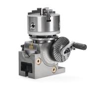 ShaiVrissian Universal 4/5/6 Inch 3 Jaw Chuck Dividing Head Set,1:40 Precision Rotary Indexing Head for Milling Machine,Vertical and Horizontal Use,For Gear Cutting and Grinding 5″