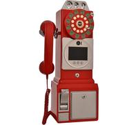 ShaiVrissian Video Audio Guest Book Wedding Phone,Retro Vintage Audio Guest Book,Custom Audio Messages,Creative Easy to Use Fun,Engagements Anniversaries Baby Showers Graduation Red