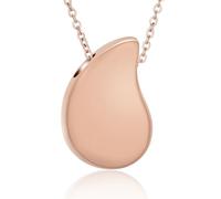 shajwo Cremation Jewelry Teardrop Urn Necklaces for Ashes for Women Men Memorial Human Ashes Pendant, Stainless Steel, No Gemstone