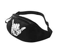 Shaka Aloha Hawaii Casual Fanny Pack Men's and Women's Leisure Sports Waist Bag Sports Day Exercise Gift
