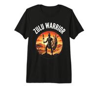 Shaka Zulu Black History Zulu Kingdom African King Premium T-Shirt
