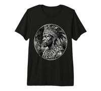 Shaka Zulu Black History Zulu Kingdom African King Premium T-Shirt