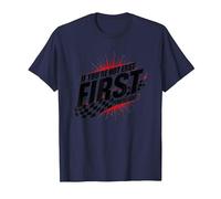 Shake and Bake First Last Racing Fan Motivational Quote T-Shirt, Men, Navy, 3XL