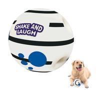 SHAKE AND LAUGH Glow in The Dark Dog Toys Ball, Interactive Dog Ball, Shaking with Gibbering Sound, XL, 5.51 in (14 cm)