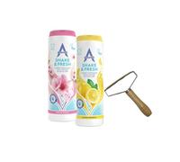 Shake and Vac Carpet Cleaner Powder Bundle | Carpet Freshener Powder with Arnolux Cleaning Products | Includes Lint Remover, Lemon Sparkle, and Pink Blossom Scents