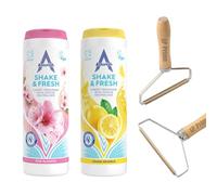 Shake and Vac Carpet Cleaner Powder Bundle | Carpet Freshener Powder with Astonish Cleaning Products | Includes Lint Remover, Lemon Sparkle, and Pink Blossom Scents