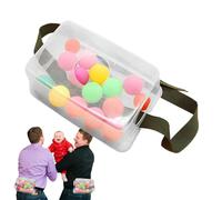 Shake Balls Out Of Box Game - Fabric PP 9.06x5.91x3.94 Inches Fun Party Design | Pong Game Props | Interactive Balance Challenge Toy For Family Gatherings Events