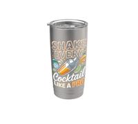 Shake Every Cocktail Like a Pro Mixology Bartender Stainless Steel Insulated Tumbler
