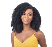 Shake N GO FreeTress Crochet Braids 3X Pre-Fluffed Poppin Twist 16 inch (3-pack 1B)