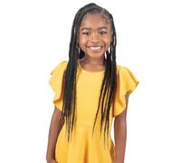 Shake N Go Freetress Pre Stretched Synthetic Braids 28" (3 Pack) - 1B Off Black