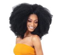 SHAKE N GO Freetress Synthetic Crochet Braid 3X PRE-FLUFFED - POPPIN TWIST 20 inch (1B Off Black) 1-PACK