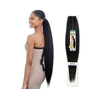 SHAKE-N-GO Organique Pony Pro Easy Wrap Around Ponytail Natural Yaky 32" (Pack of 1, 1B)