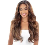 Shake-N-Go Snatched Glueless Synthetic Lace Front Wig Galina Jet Black