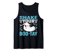 Shake Your Boo-Tay Cute Ghost Funny Halloween Adults Joke Tank Top