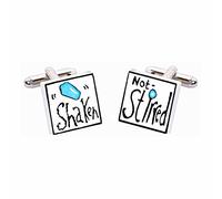 Shaken Not Stirred Cufflinks by Sonia Spencer, in Presentation Gift Box. Hand painted