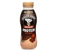 Shaken Udder Chocolate Protein Milkshake,8 x 330ml,Made with Real Belgian Chocolate,High Protein & Calcium,Less Than 5% Added Sugar,Vegetarian & Gluten-Free