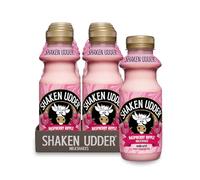 Shaken Udder Raspberry Ripple Milkshake 8x330ml