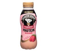 Shaken Udder Strawberry Protein Milkshake,8 x 330ml,Made with Real Strawberries,High Protein & Calcium,Less Than 5% Added Sugar,Vegetarian & Gluten-Free