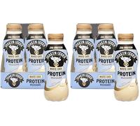 Shaken Udder White Chocolate Protein Milkshake,8 x 330ml,Made with Real White Chocolate,High Protein & Calcium,Less Than 5% Added Sugar,Vegetarian & Gluten-Free (Pack of 2)