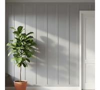 Shaker MDF Wall Wainscoting Kit -10x100cm MDF Slats, DIY Shaker Wall Panels for Feature Walls, Sleeping Room & Interiors, Paintable Smooth MDF Kits for Decorative Wainscoting & Home Decor - Pack of 10
