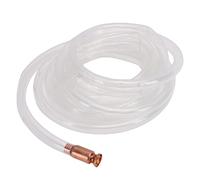 Shaker Siphon Hose with Copper Valve Safe Self Priming Transfer Pump for Gasoline Fuel Water 5M Length 18mm Outer Diameter