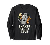 Shaker Stuck Beginner Mixologist Cocktail Humor Gift Long Sleeve T-Shirt