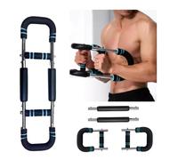 Shaker Twister Arm Trainer, 2025 Upgraded Adjustable Chest Workout Equipment, Portable Power Twister Bar, Muscular Strength Enhancer, Arm and Chest Muscle Trainer, Detachable Design