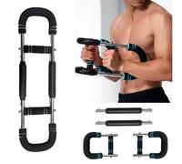 Shaker Twister Arm Trainer, 2025 Upgraded Adjustable Chest Workout Equipment, Portable Power Twister Bar, Muscular Strength Enhancer, Arm and Chest Muscle Trainer, Detachable Design