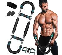 Shaker Twister Arm Trainer, 40-100lb Adjustable Chest Workout Equipment, Arm Trainer, Twister Arm Trainer, Portable Power Twister Bar, Detachable Design Fitness Anywhere (Blue)