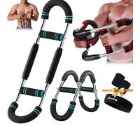Shaker Twister Arm Trainer, Adjustable Forearm Strengthener, Arm Exercise Equipment, Portable Muscular Strength Enhancer, Spring Resistance for Home Workout Equipment (Blue 100-122lb)