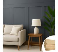 Shaker Wall Panelling Kit 15 Mdf Slats 10X 100Cm And 5X 50Cm Wall Panel Kit