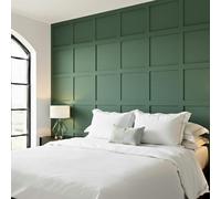 Shakermdf Wall Panelling Kit - 7X100Cm & 7X50Cm, Diy Paintable Smooth Shaker Wall Panels For Bedrooms, Sleeping Room & Interiors