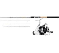 Shakespeare 8 ft Carbon Feeder Fishing Rod & Mach Reel + Line COMBO