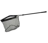 Shakespeare Trout Net Agility - Extendable Rubber Mesh & Grip for Fly Fishing - Black S