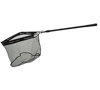 Shakespeare Agility Trout Net - Extendable Telescopic Net with Rubber Mesh and Rubber Grip for Fly Fishing - Brown and Rainbow Trout