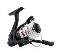 Shakespeare Alpha Size 50 Spinning Fishing Reel, Right/Left Handle Position, Saltwater Reel, Pre-Spooled Graphite Spool, Oil Felt Multi-Disc Drag System with Smooth Ball Bearing Drive