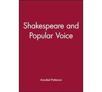 Shakespeare and the Popular Voice