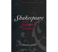 Shakespeare and the Eighteenth Century - 9780199642373