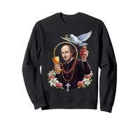 Shakespeare Bard English Literature Easter Christian Cross Sweatshirt