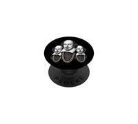 Shakespeare Bard English Literature Rap Old School Retro 90s PopSockets Adhesive PopGrip