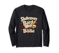 Shakespeare Bard to The Bone Long Sleeve T-Shirt