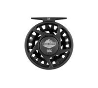 Shakespeare Fly Reel Cedar Canyon Disc - Graphite, Adjustable Disc Drag Convertible L/R - 5/6 Silver