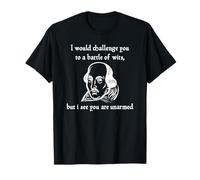 Shakespeare Challenge Of Wits Funny Poetry Quote T-shirt T-Shirt