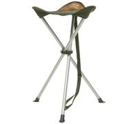 Shakespeare Compact Folding Stool?For Fishing/ Hiking?Cap.60 kg?Brown/Green
