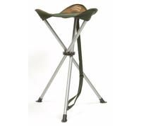 Shakespeare Compact Folding Stool?For Fishing/ Hiking?Cap.60 kg?Brown/Green
